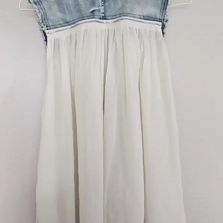 [BUNJANG] SHAKE SHAKE Denim Bustier Top / SHAKE SHAKE 데님 뷔스티에 상의