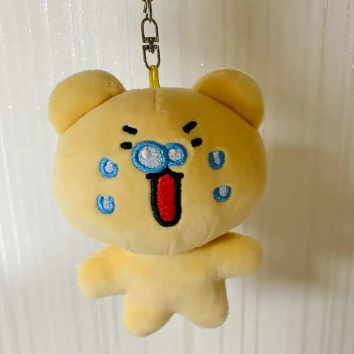 [BUNJANG] Manggeureonjin Gom (Manggom) Boo-ah-ang Keychain Doll / 망그러진곰 망곰 부아앙 키링 인형