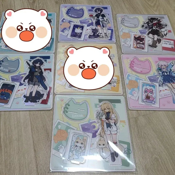 [BUNJANG] Honkai Star Rail Tiny Cat Acrylic Standee - Various Characters / 붕괴 스타레일 붕스 타이니캣 고양이 아크릴 레이시오 블레이드 부트힐 등
