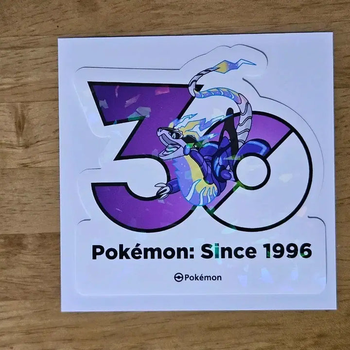 [BUNJANG] Pokemon 30th Anniversary Logo Sticker Miraidon / 포켓몬 30주년 로고 스티커 미라이돈 판매합니다.