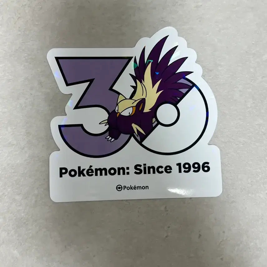 [BUNJANG] Pokemon 30th Anniversary Sticker Set (Olive Young Exclusive) / 스컹탱크 포켓몬 30주년 스티커 올리브영
