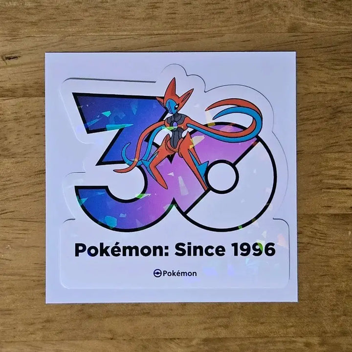 [BUNJANG] Pokemon 30th Anniversary Logo Sticker Deoxys / 포켓몬 30주년 로고 스티커 테오키스 판매합니다.