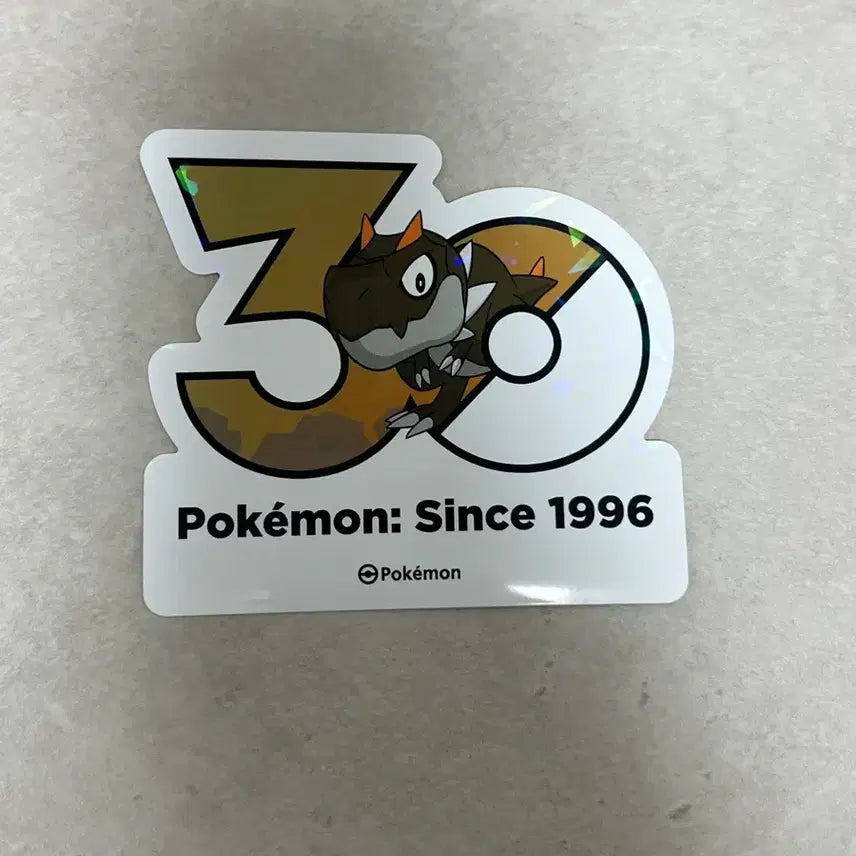 [BUNJANG] Tegorasu Pokemon 30th Anniversary Sticker Set / 티고라스 포켓몬 30주년 스티커 올리브영