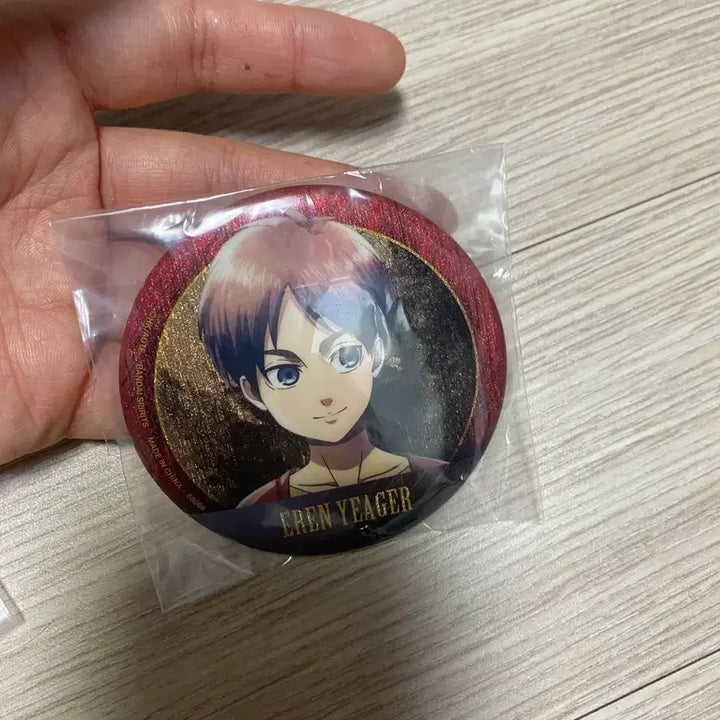 [BUNJANG] Attack on Titan Ichiban Kuji Eren Mikasa Armin Badge Set / 진격의거인 쿠지 에렌 미카사 아르민 뱃지