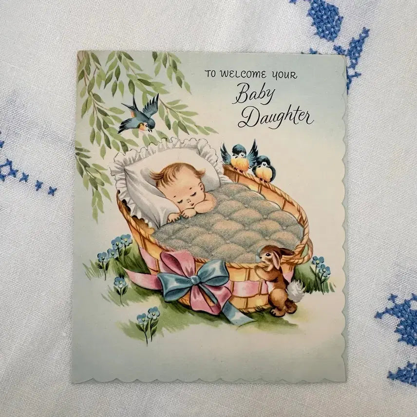 [BUNJANG] Vintage Baby Card / 빈티지 베이비카드 낮잠