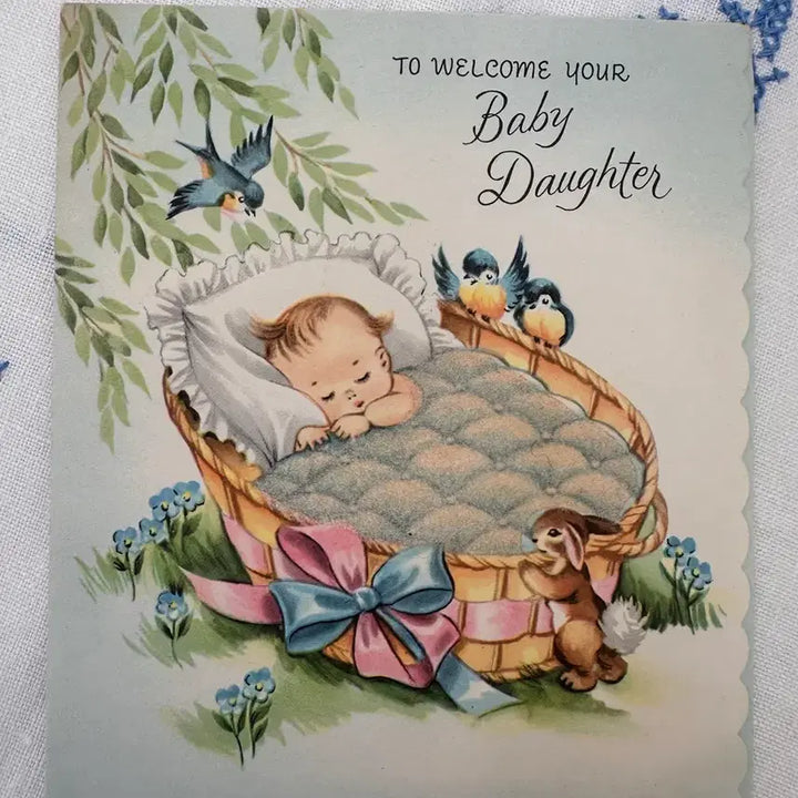 [BUNJANG] Vintage Baby Card / 빈티지 베이비카드 낮잠
