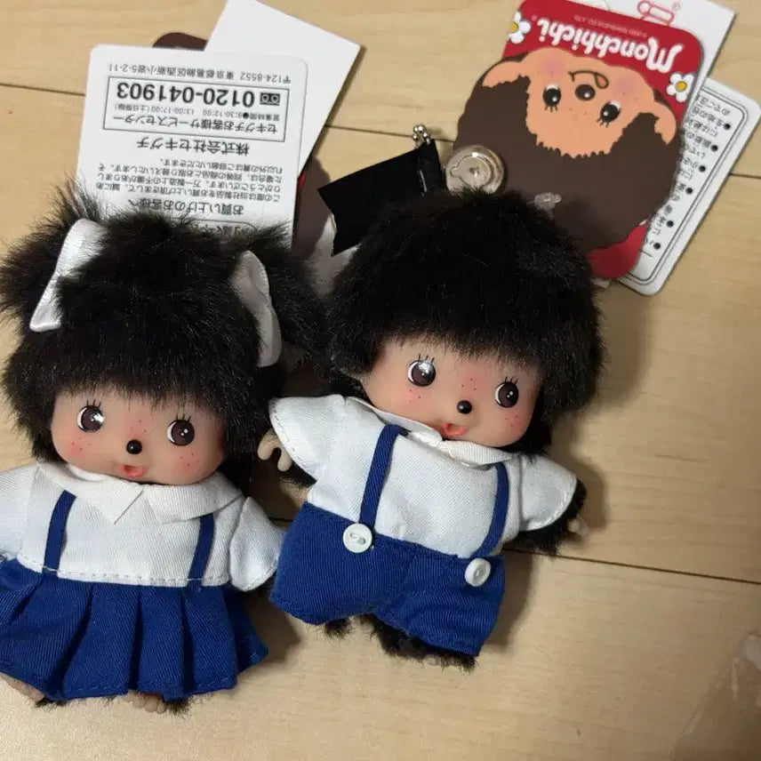 [BUNJANG] Monchhichi Thai School Uniform Baby Monchhichi Bundle Set / 몬치치 태국 교복 베비치치 세트 일괄