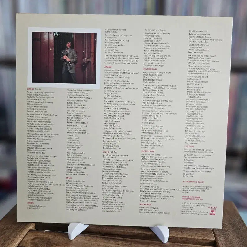 [BUNJANG] Billy Joel 52nd Street LP Vinyl (1978) / (팝 록, 빌리 조엘, 9집, Honesty) Billy Joel  LP