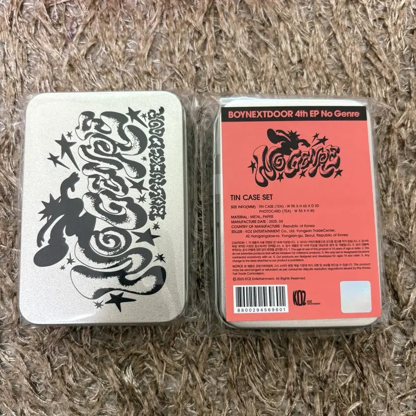 [BUNJANG] BOYNEXTDOOR No Genre Tin Case Photocard (Sealed) / 보이넥스트도어 No Genre 노장르 포카 틴케이스 미개봉
