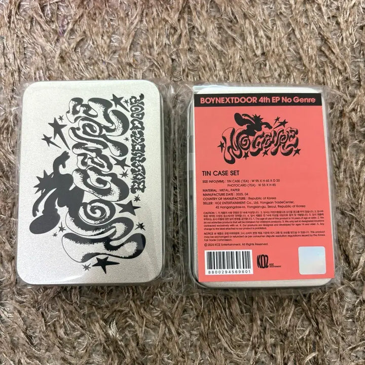 [BUNJANG] BOYNEXTDOOR No Genre Tin Case Photocard (Sealed) / 보이넥스트도어 No Genre 노장르 포카 틴케이스 미개봉