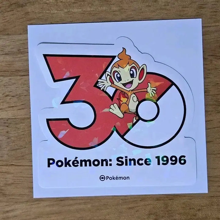 [BUNJANG] Pokemon 30th Anniversary Logo Sticker Charmander / 포켓몬 30주년 로고 스티커 불꽃숭이 판매합니다.