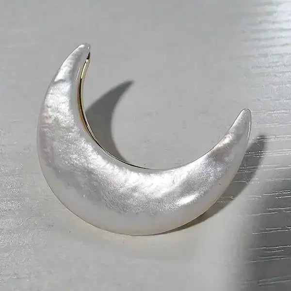 [BUNJANG] Moon Mother-of-Pearl Brooch / Moon 자개 브로치