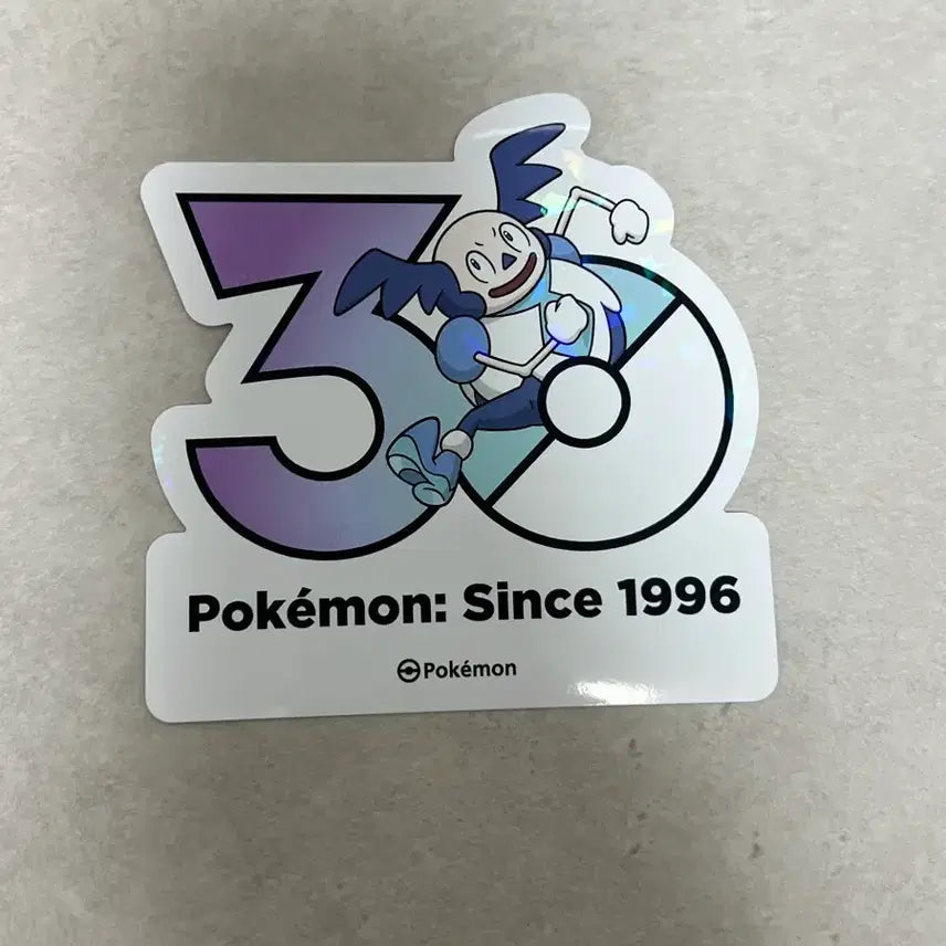 [BUNJANG] Mime Jr. Galarian Mime Jr. Pokemon 30th Anniversary Sticker / 마임맨, 가라르 마임맨 포켓몬 30주년 스티커 올리브영