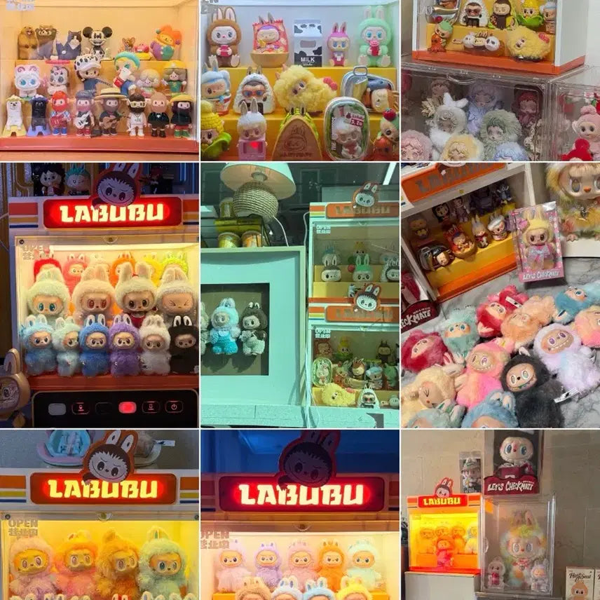 [BUNJANG] Pop Mart Labubu The Monsters Wacky Mart Series Display Container / 팝마트 라부부 더 몬스터즈 와키 마트 시리즈 디스플레이 컨테이너 (정품)