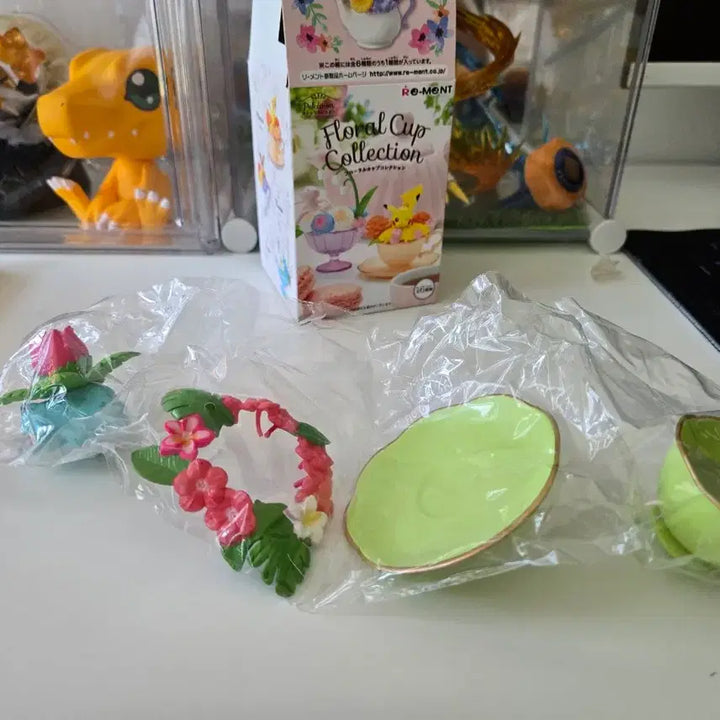 [BUNJANG] Re-Ment Pokémon Floral Cup Collection Bulbasaur Figure (Sealed) / 이상해풀 비닐 미개봉 리멘트 포켓몬 플로럴 컵 컬렉션 피규어