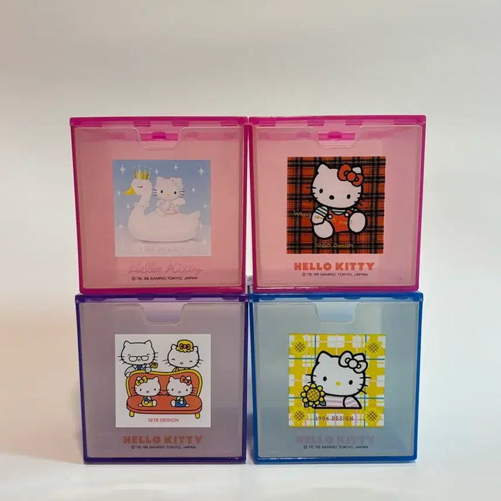 [BUNJANG] Hello Kitty 25th Anniversary Vintage Drawer Set / (일괄)고전키티25주년서랍 4종