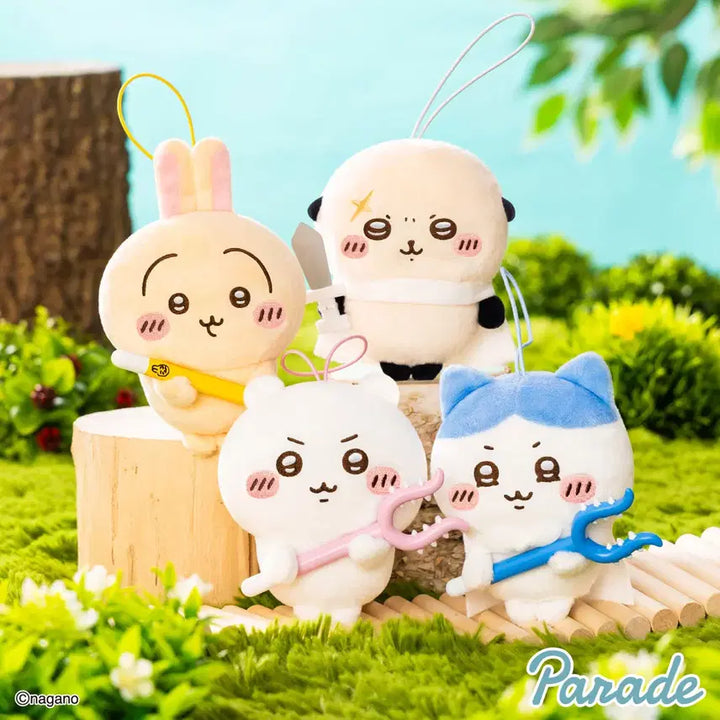 [BUNJANG] Chikawa Parade Vol. 2 Hachiware Mascot Plush / 퍼레이드 치이카와 토벌 2탄 하치와레 마스코트 인형