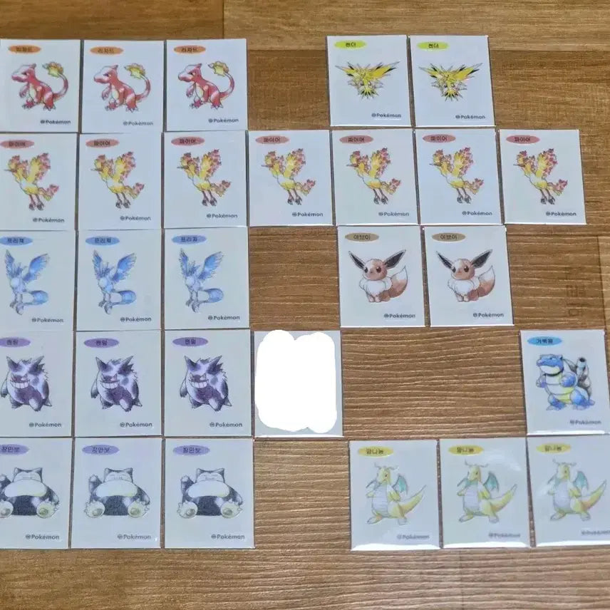 [BUNJANG] Pokemon 30th Anniversary Season 5 New Artwork Stickers / 포켓몬띠부씰 30주년 시즌5 신상아트웍(업뎃)
