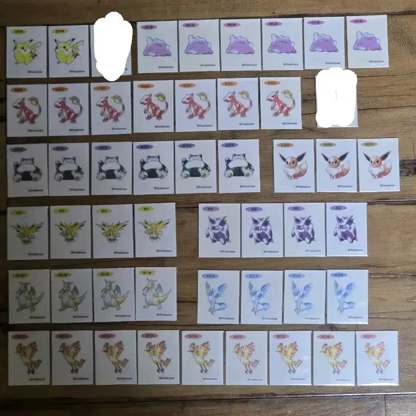 [BUNJANG] Pokemon 30th Anniversary Season 5 New Artwork Stickers / 포켓몬띠부씰 30주년 시즌5 신상아트웍(업뎃)