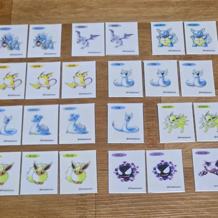 [BUNJANG] Pokemon 30th Anniversary Season 5 New Artwork Stickers / 포켓몬띠부씰 30주년 시즌5 신상아트웍(업뎃)