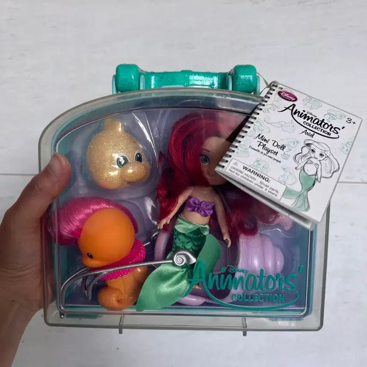 [BUNJANG] Disney Animators Collection Ariel Mini Doll Play Set / 디즈니 애니메이터 아리엘 미니돌 플레이세트 새상품