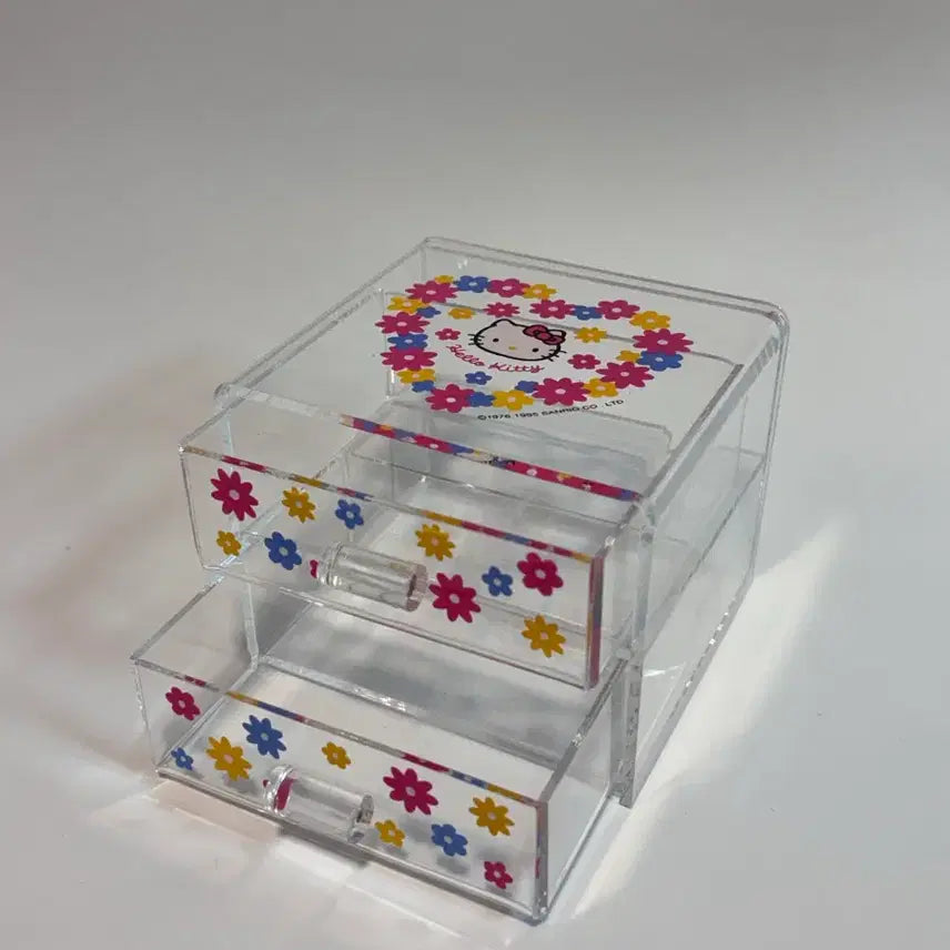 [BUNJANG] Vintage 1995 Kitty Clear Storage Box / 고전키티투명보관함
