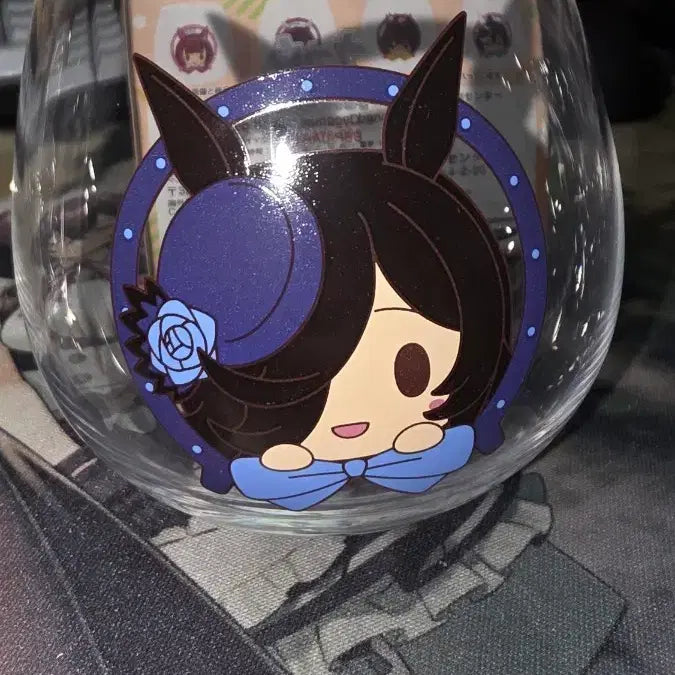 [BUNJANG] Uma Musume Rice Shower Glass Cup / 우마무스메 쿠지 F상 라이스샤워 유리컵