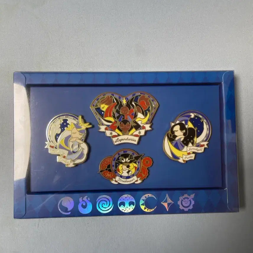 [BUNJANG] Cookierun Legendary Pin Badge Collection: Timekeeper, Moonlight, Sea Fairy, Dark Witch / 쿠키런 레전더리 핀뱃지 컬렉션 시간지기 달빛술사 바다요정 어둠마녀