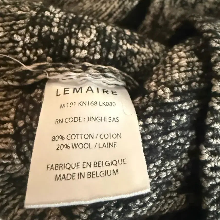 [BUNJANG] Lemaire Jacquard Knit / 르메르 자카드 니트