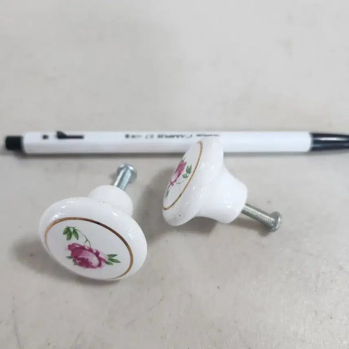 [BUNJANG] Ceramic Door Knobs (Set of 2) / 도자기 문고리 2개에5000원 지름3.3cm