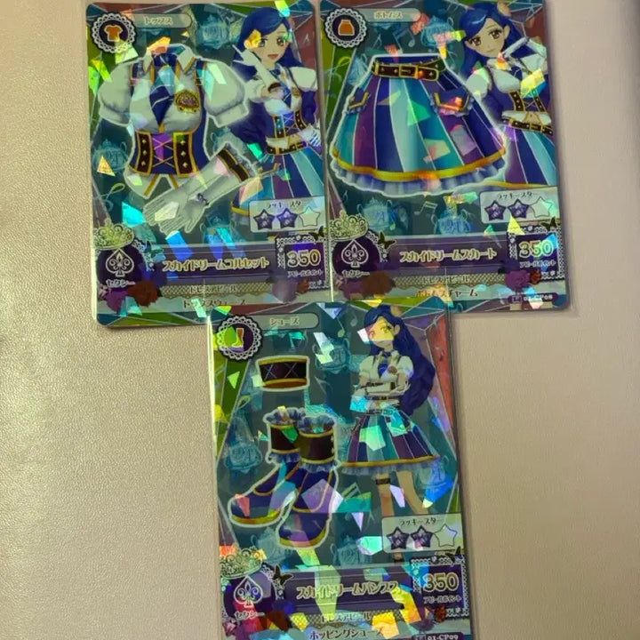 [SOLD OUT] 아이카츠 드림아카 카제사와 소라 일판 스쿨룩 카드 세트 희귀 아이엠스타