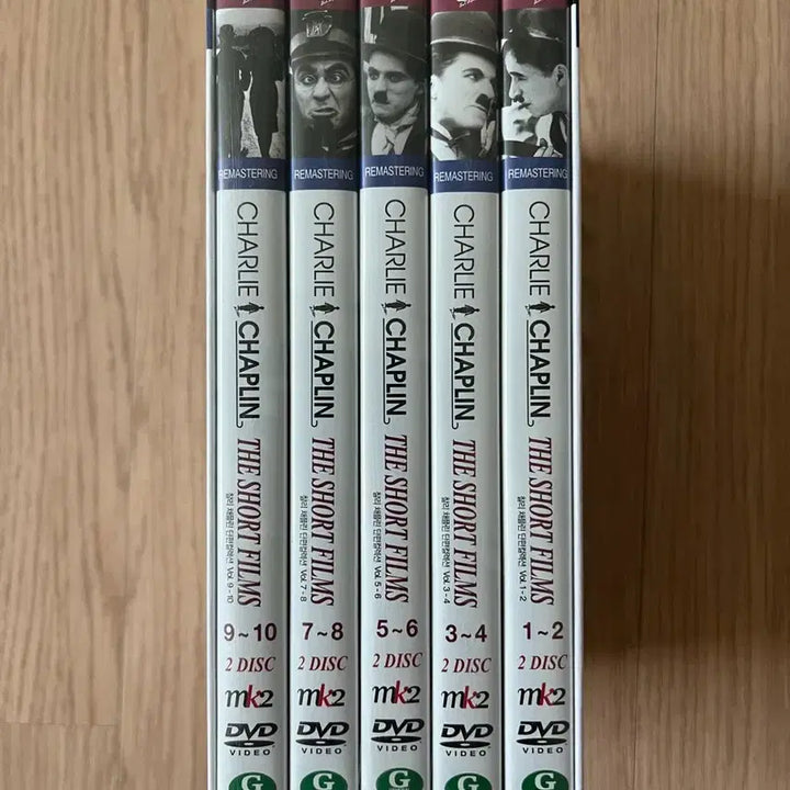 [BUNJANG] Charlie Chaplin Edition Short Films Collection (10 Disc) DVD / 찰리 채플린 에디션 단편 컬렉션 (10disc) DVD 새상품