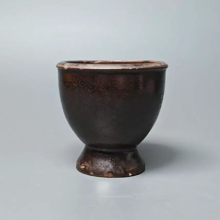 [BUNJANG] Authentic Five Dynasties Black Glaze Yakyeonwan - Chinese Celadon Porcelain Collectible / [진품] 오대시기 흑유 약연완 출토품 중국도자기 골동품 수집품