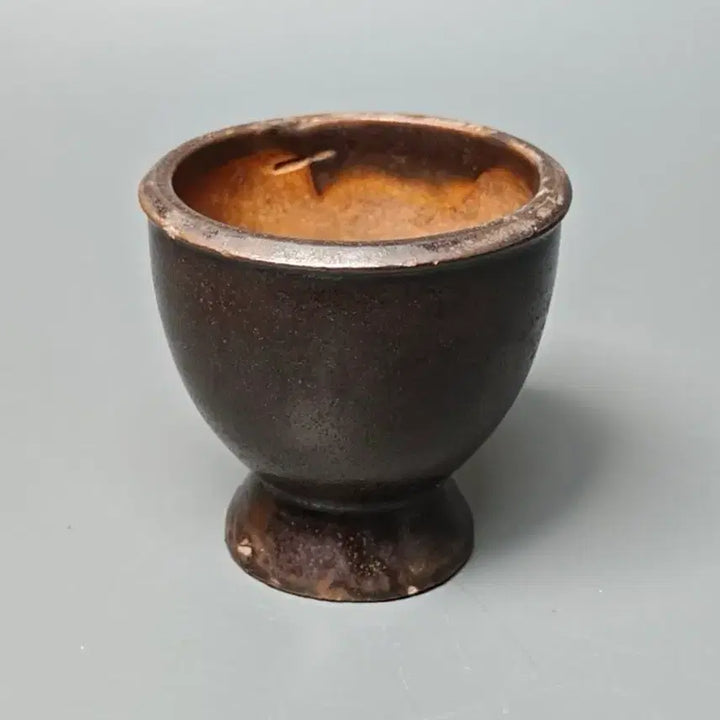 [BUNJANG] Authentic Five Dynasties Black Glaze Yakyeonwan - Chinese Celadon Porcelain Collectible / [진품] 오대시기 흑유 약연완 출토품 중국도자기 골동품 수집품