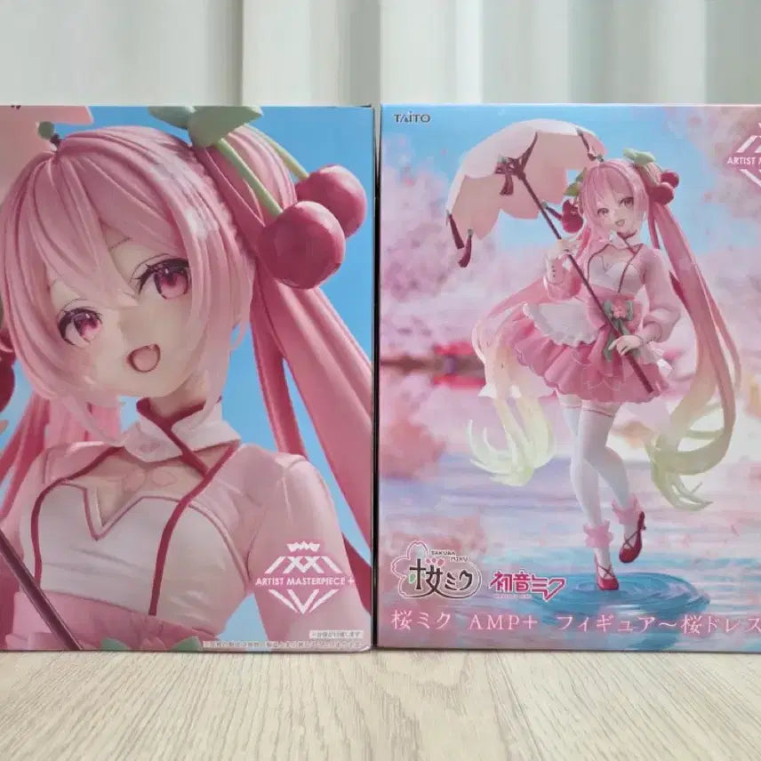 [BUNJANG] Hatsune Miku Sakura Miku Sealed Figure / 하츠네 미쿠 사쿠라미쿠 벚꽃미쿠 미개봉