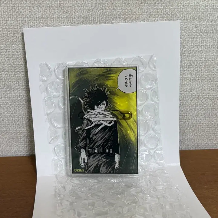 [BUNJANG] My Hero Academia Original Drawing Exhibition Shota Aizawa Quote Acrylic Badge Collection / 나의 히어로 아카데미아 원화전 아이자와 쇼타 명언 아크릴 배지 컬렉션