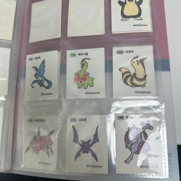 [BUNJANG] Pokemon 1st Gen Sticker Set / 포켓몬 1세대 띠부띠부실