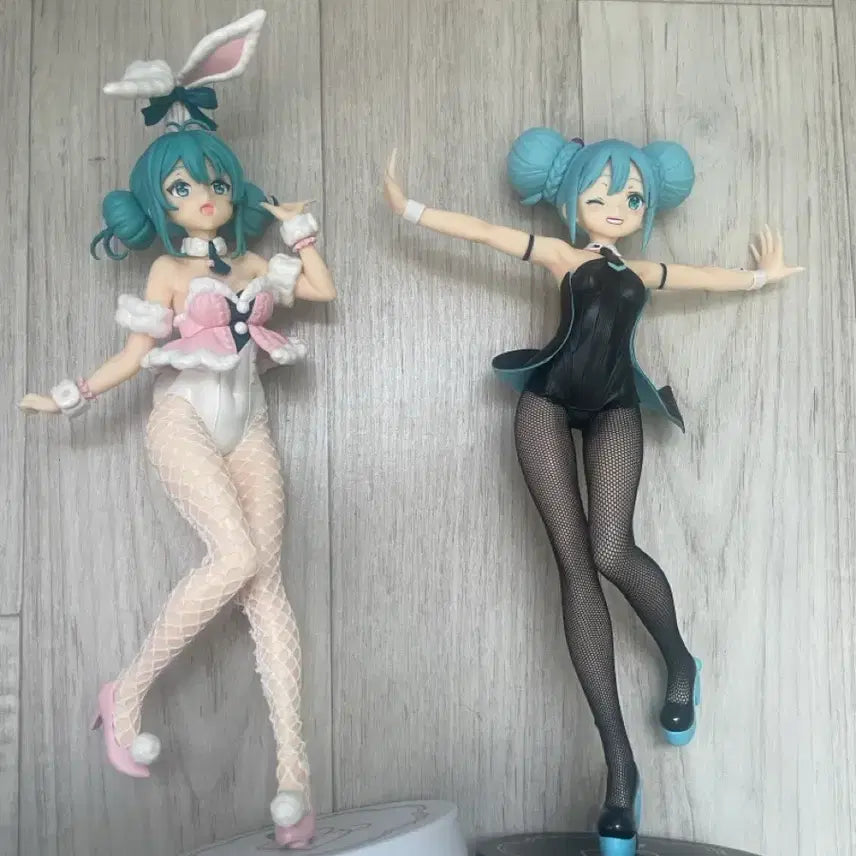 [BUNJANG] Hatsune Miku FuRyu Bunny Girl Figure Bundle Set / 하츠네 미쿠 후류 바니걸 피규어