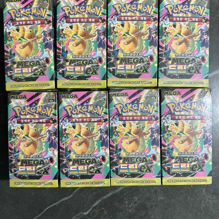 [BUNJANG] Pokemon Card Mega Dream EX 8 Boxes / 포켓몬카드 메가드림ex 8박스 (슈링크 o)