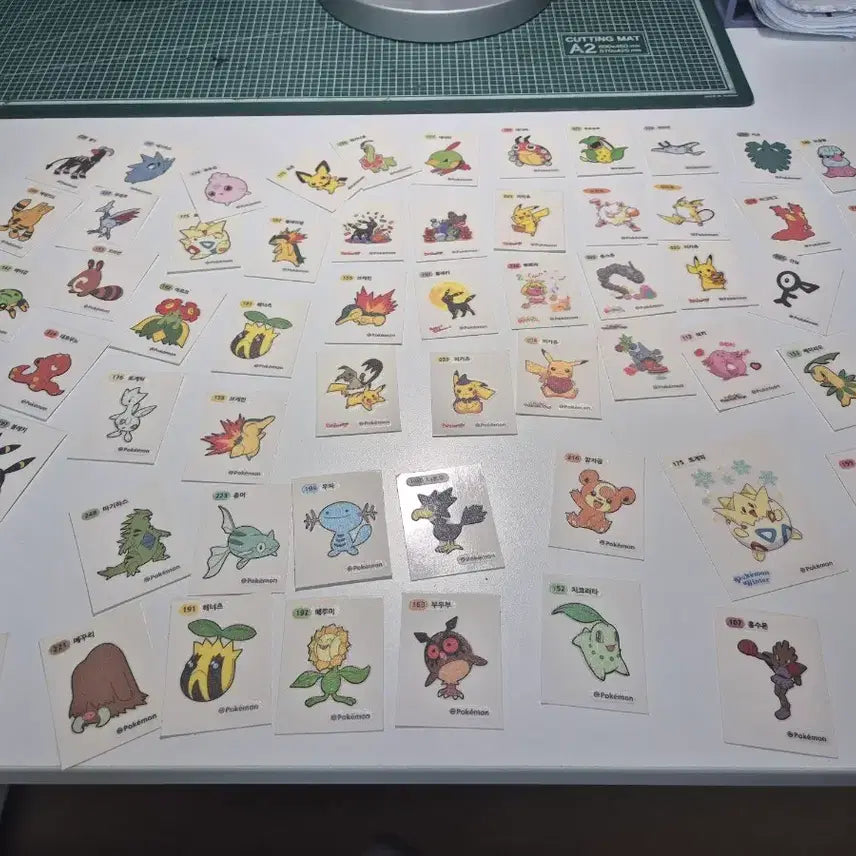 [BUNJANG] Pokemon Bread Stickers Collection Bundle / 포켓몬 빵 띠부씰 모음