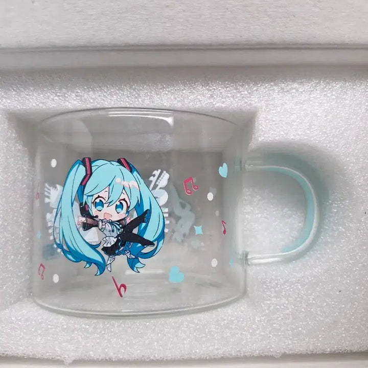 [BUNJANG] Hatsune Miku 16th Anniversary Lottery C Prize Glass Cup / 하츠네 미쿠 16주년 쿠지 C상 유리컵