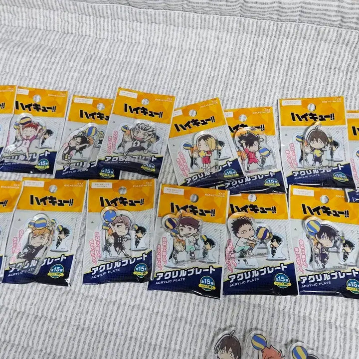 [BUNJANG] Haikyuu! Daiso Acrylic Plate Full Set / 풀세트)하이큐 다이소 아크릴 플레이트