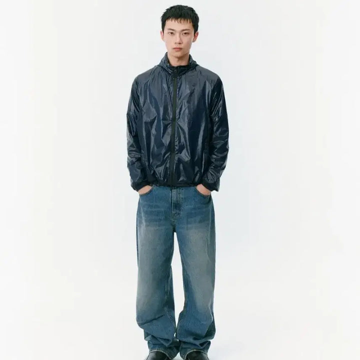 [BUNJANG] Sansan Gear Luster Jacket Navy / [2] 산산기어 러스터 자켓