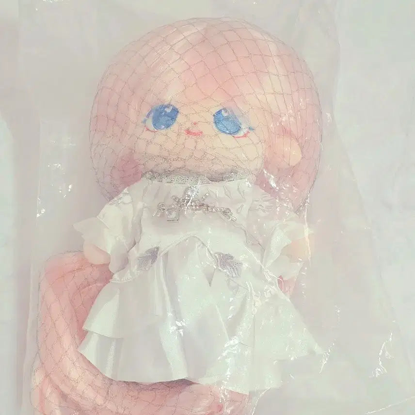 [BUNJANG] 20cm Cotton Doll with Wig / 무속성 20cm 여솜깅
