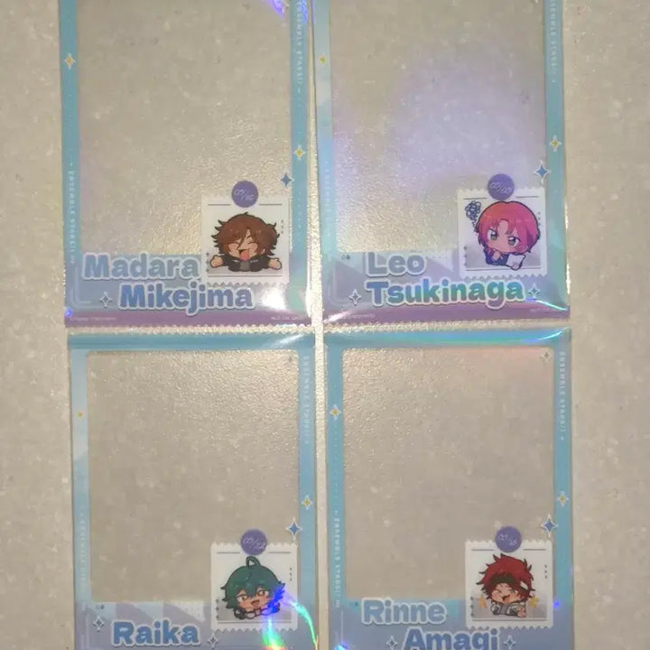 [BUNJANG] Ensemble Stars! China Exclusive Birthday Photo Frame Sleeve Leo Madara Rinne Rei / 앙스타 중스타 특전 레오 마다라 린네 라이카 포토프레임 슬리브 상하이