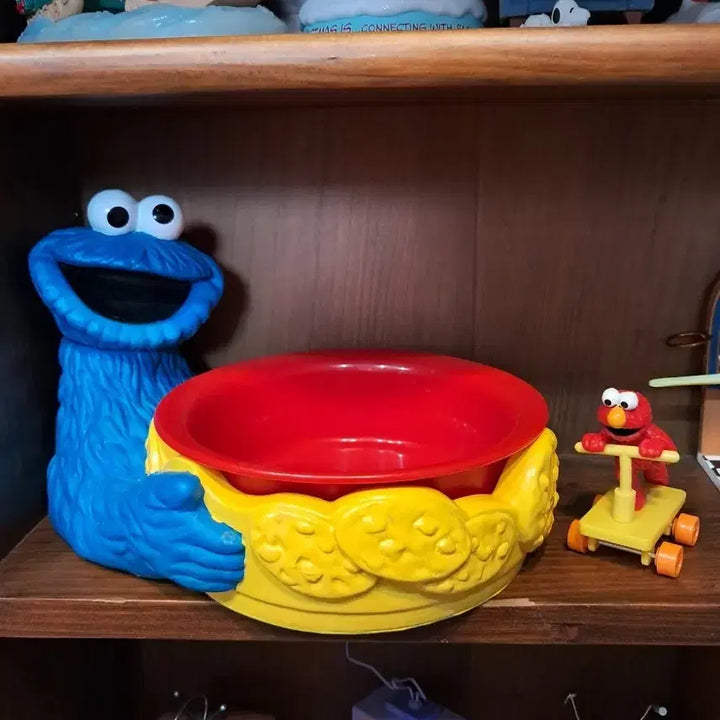 [BUNJANG] Sesame Street Cookie Monster Cereal Bowl / 세서미스트리스 쿠키몬스터 시리얼볼