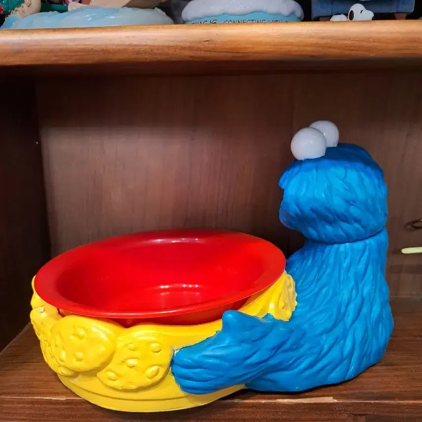 [BUNJANG] Sesame Street Cookie Monster Cereal Bowl / 세서미스트리스 쿠키몬스터 시리얼볼
