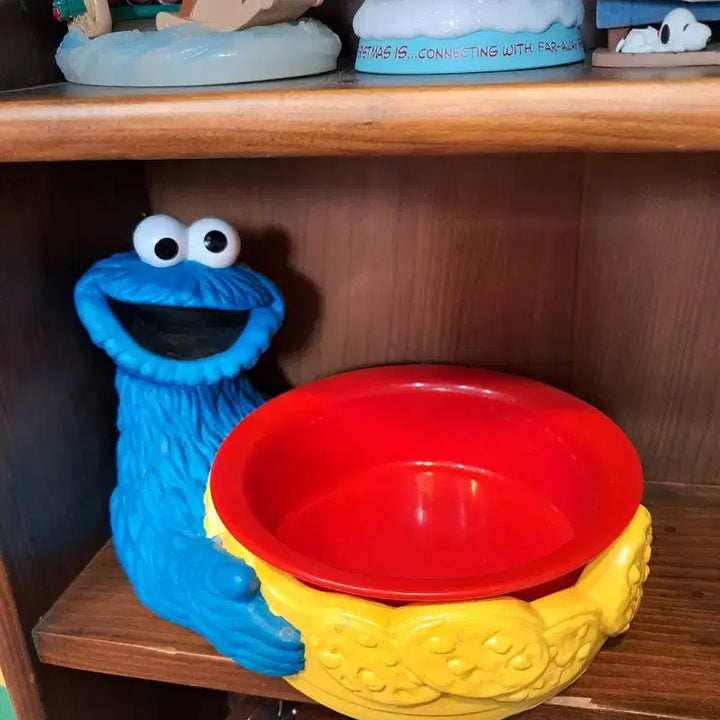 [BUNJANG] Sesame Street Cookie Monster Cereal Bowl / 세서미스트리스 쿠키몬스터 시리얼볼