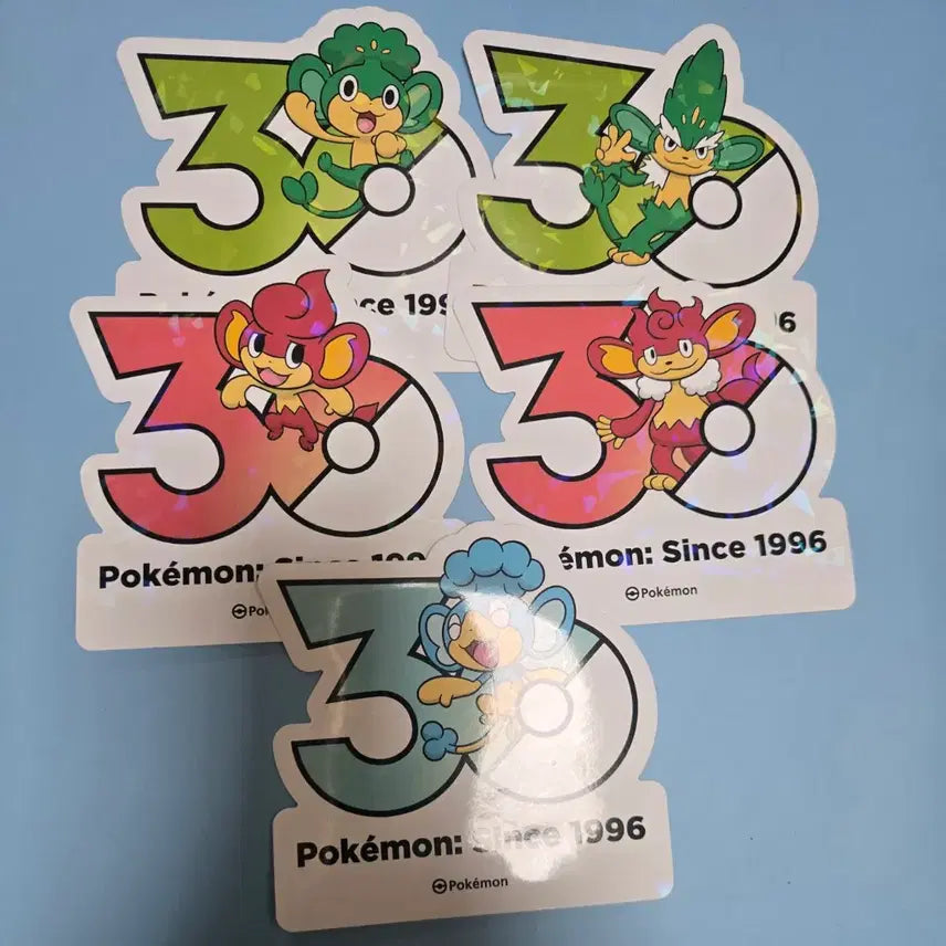 [SOLD OUT] 포켓몬 30주년 스티커 야나프 야나키  바오프 바오키 앗차프