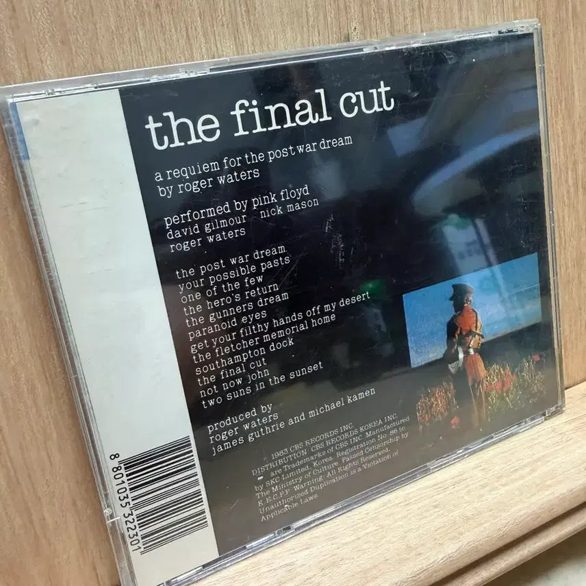 [BUNJANG] Pink Floyd The Final Cut CD (1983) / 핑크플로이드 (1983) - The final cut / CD
